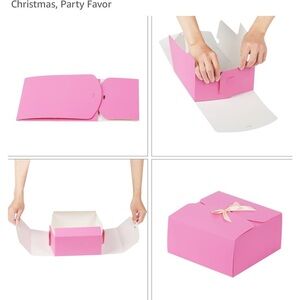 NIB NWT pink gift boxes